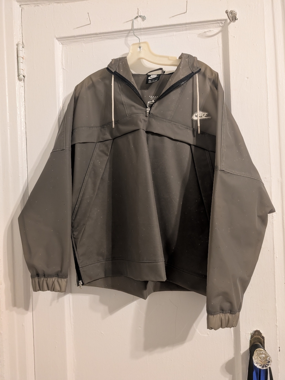 NEW Nike DA6577-010 Semi Transparent Recycled Windbreaker Size M (8/10)
